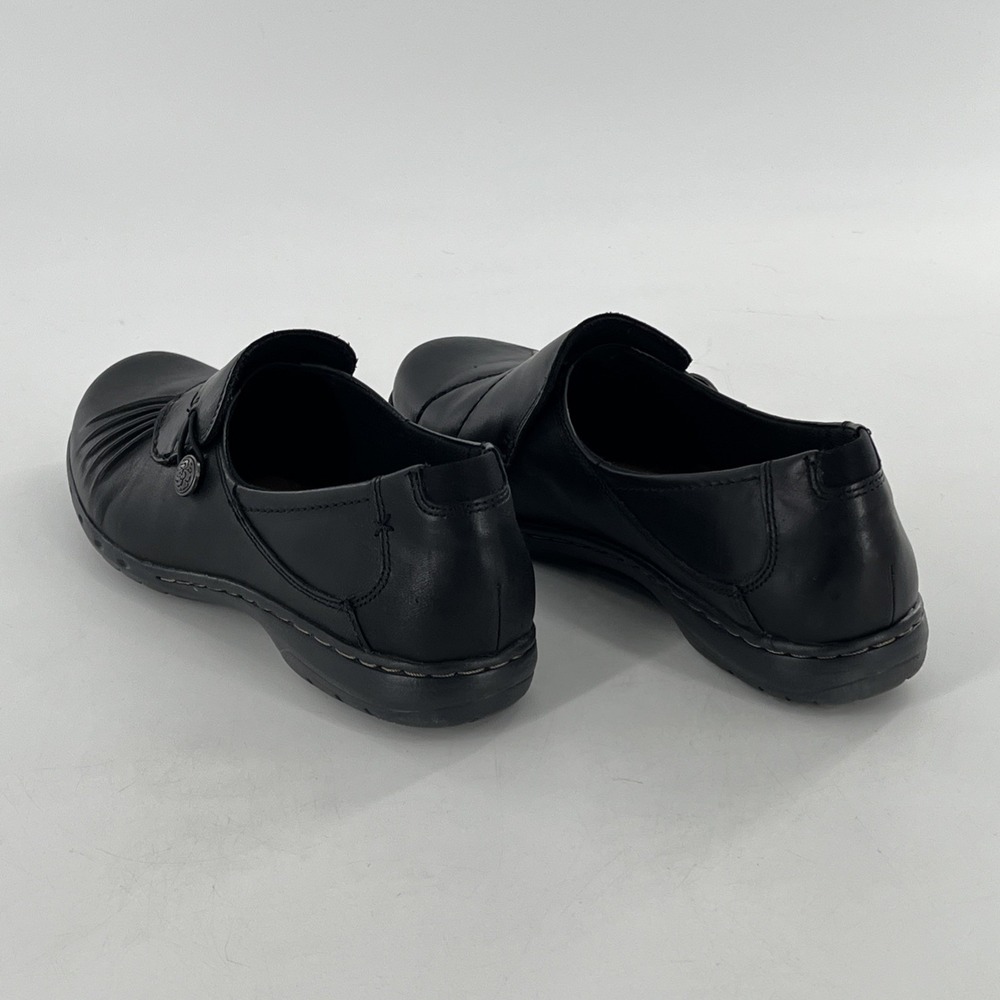 Rockport Cobb Hill Womens Ballet Flat Paulette Slip On Ruched Black Sz 10 W Wide - Picture 4 of 16